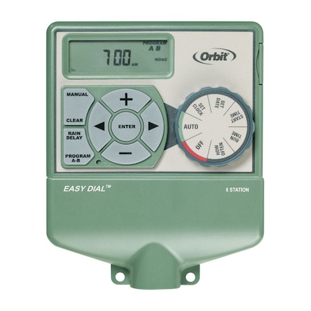 Orbit Orbit Easy Dial Programmable 6 Zone Sprinkler Timer 57596